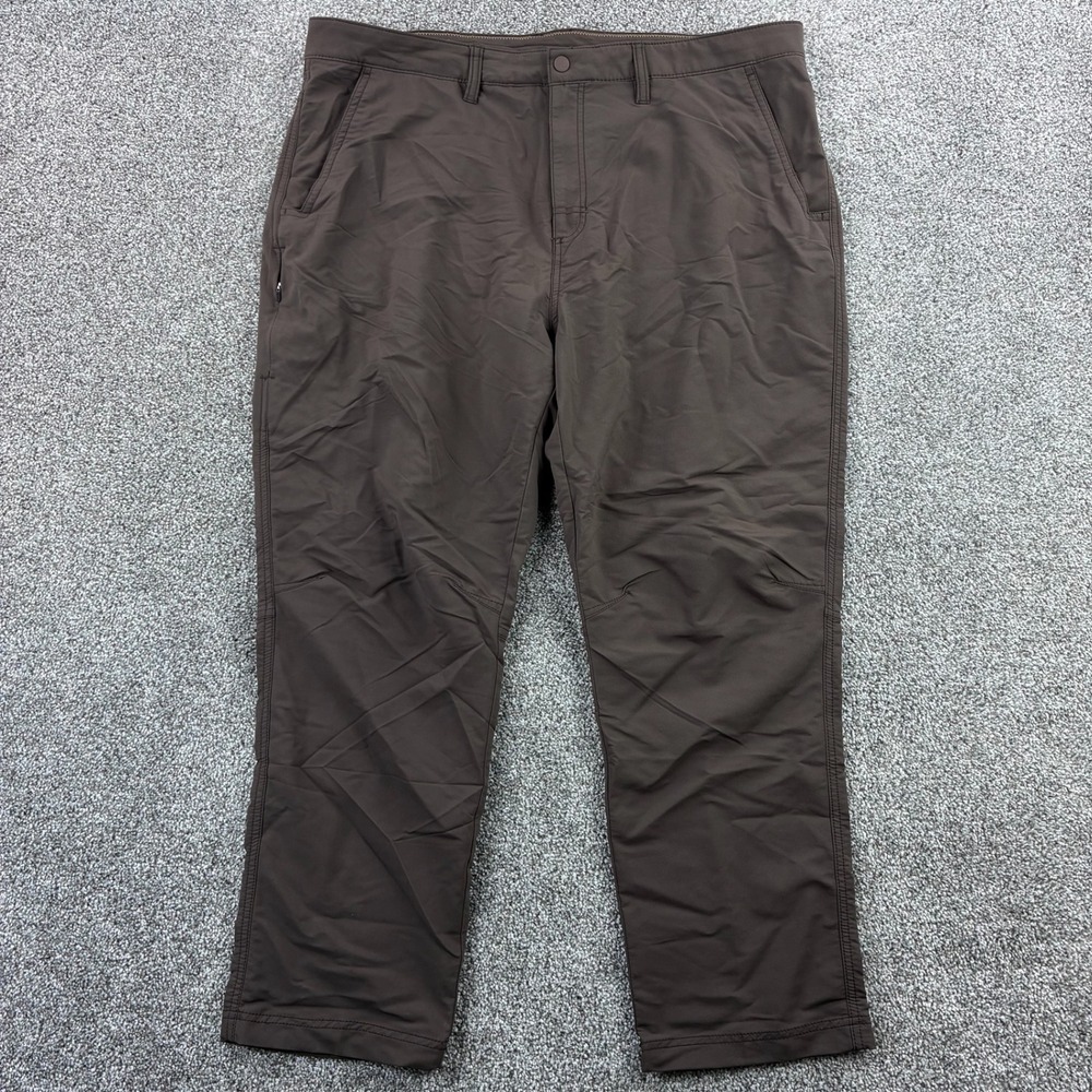 Alpine Design Pants Mens 42x30 Brown Trailhead Tech Nylon Hiking Stretch Outdoor